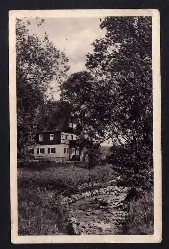 110180 Ansichtskarte Osterzgebirge Die Putzmühle im Poebel Tal  Zinnwald 1934