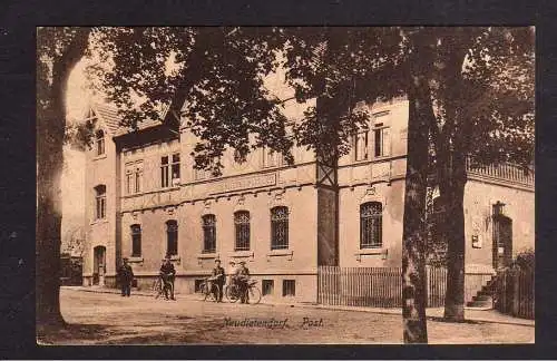 110175 Ansichtskarte Neudietendorf Postamt 1918 Kriegsverpflegungs Anstalt