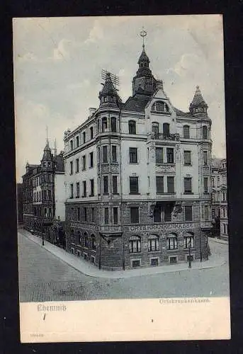 103776 Ansichtskarte Chemnitz 1906 Ortskrankenkasse