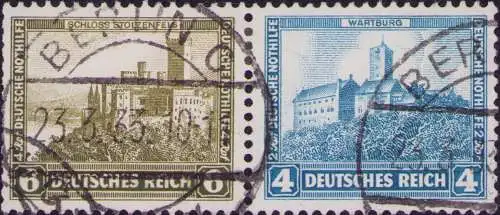 3555 DR Zdr. Zusammendruck Nothilfe 1932 W 41 gestempelt