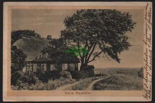 51888 Ansichtskarte Rostock Vorm Gewitter 19096