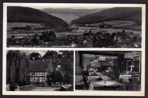 41453 Ansichtskarte Oberweserbergland Lippoldsberg Gasthof