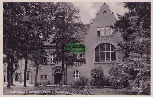 156944 AK Schönlanke a. Ostbahn 1938 Partie am Magistrat