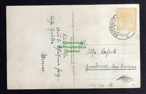 135321 AK Baborow Bauerwitz um 1930 Oberschlesien - Ring Marktplatz
