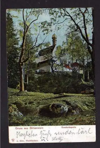 106272 AK Birkenstein Gnadenkapelle 1909