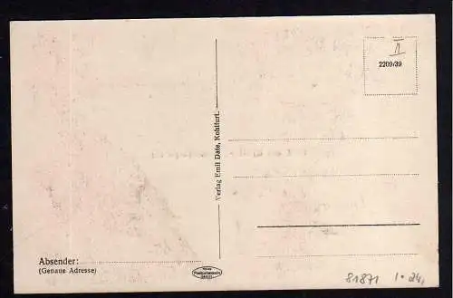 81871 AK Kohlfurt Wegliniec Hindenburgstraße um 1920