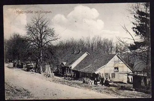 65202 Ansichtskarte Holzmühle bei Eldagsen 1907 Springe