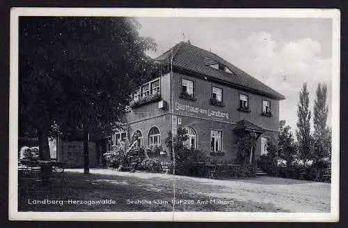 65459 Ansichtskarte Herzogswalde Gasthaus zum Landberg 1935