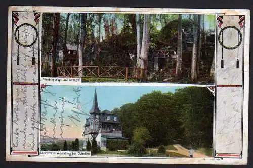 63971 Ansichtskarte Vogelsberg b. Schotten Altenburgskopf 1912