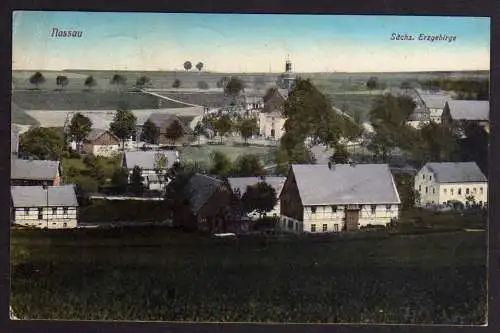 64050 Ansichtskarte Nassau Erzgebirge 1920