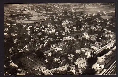 64189 Ansichtskarte Ebersbach Sa. Luftbild Fliegeraufnahme ca 1940