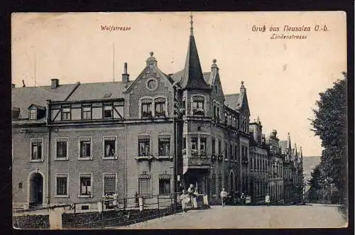 64178 AK Neusalza Wolfstrasse Lindenstrasse 1918