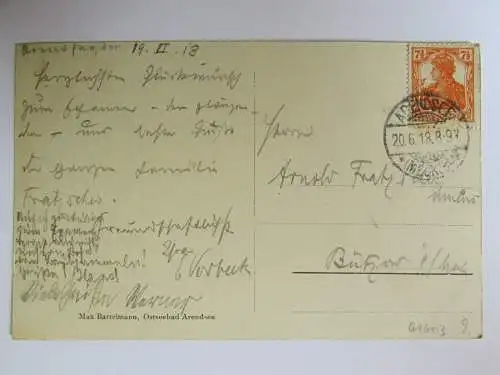 61603 AK Ostseebad Arendsee Fichtenschneise 1918