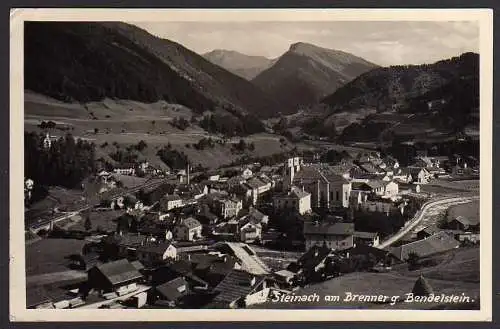 61734 Ansichtskarte Steinach am Brenner g. Bendelstein Tirol Fotokarte 1938