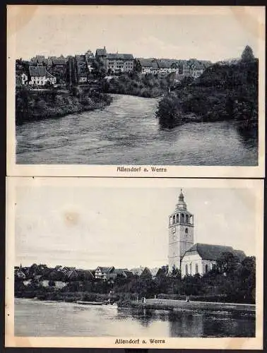 61659 2 Ansichtskarte Allendorf a.d. Werra Bad Sooden-Allendorf