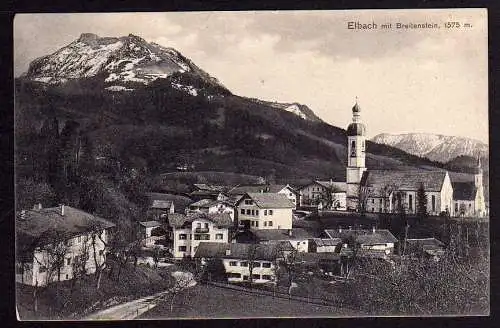 61748 Ansichtskarte Elbach mit Breitenstein 1911
