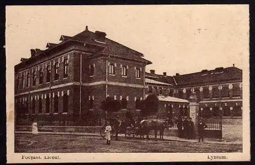 61693 Ansichtskarte Focsani Liceul Lyzeum Fokschan Foksany um 1918