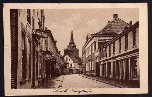 53651 AK Aurich Burgstraße Gastwirtschaft zur Borke Feldpost 1915 Ellernfeld La