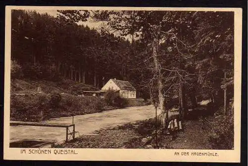49968 Ansichtskarte Quaistal 1929 An der Hagenmühle