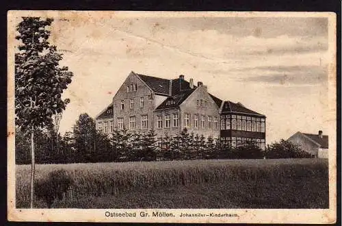 49858 AK Ostseebad Gr. Möllen 1924 Mielno Großmöllen Johanniter Kinderheim