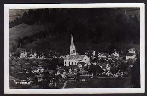 49956 AK Menznau Ortskern Kirche Fotokarte um 1920