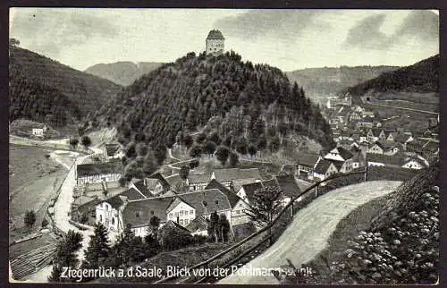 42695 Ansichtskarte Ziegenrück Saale ca. 1910