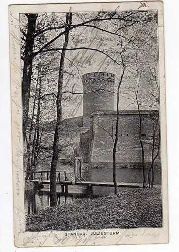 42364 Ansichtskarte Berlin Spandau Juliusturm 1910