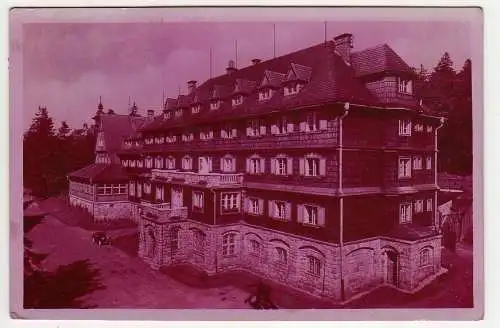 39525 AK Frenstat pod Radhostem Radhost 1919 Hotel Tanecnica