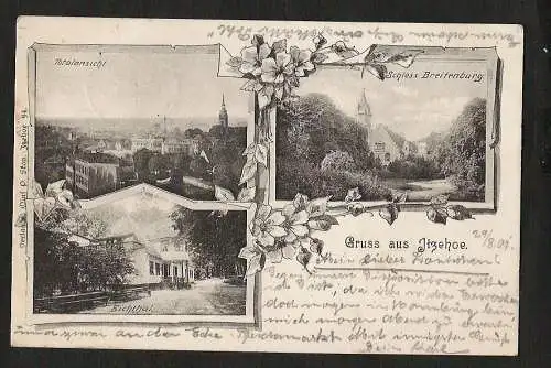 20916 AK Itzehoe 1901 Schloss Breitenburg Eichtthal