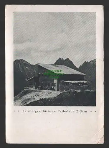 149279 AK Bamberger Hütte am Tribulaun Gschnitz Steinach am Brenner um 1925