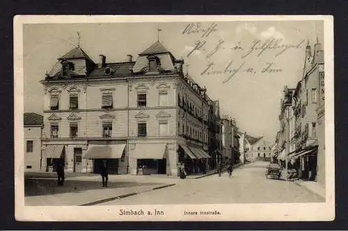 106320 AK Simbach a. Inn 1914  Innere Innstraße Feldpost