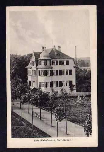 100854 Ansichtskarte Bad Steben Oberfranken um 1920 Villa Wilhelmsruh