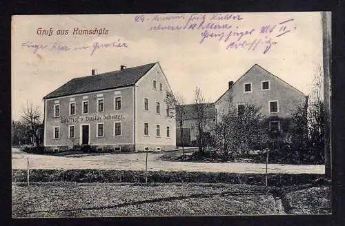 101109 Ansichtskarte Kumschütz Kubschütz Gasthof Schwarz 1919
