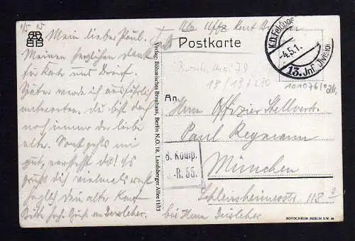 101276 AK Aviatik Werbekarte Bier Verlag Böhmisches Brauhaus Berlin 1915