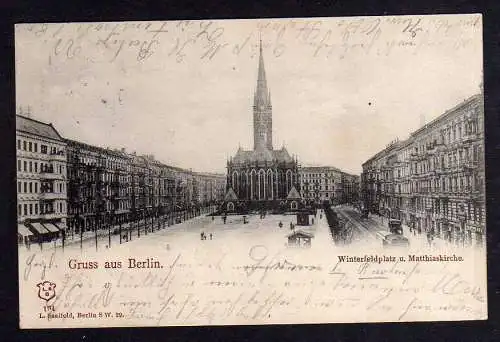 100653 AK Winterfeldplatz Matthiaskirche 1898