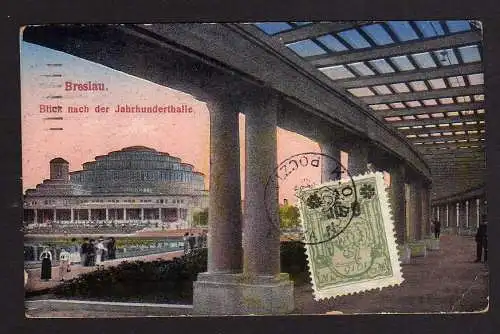 100091 AK Breslau Schlesien Jahrhunderthalle 1916