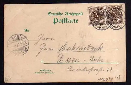 100073 AK Duisburg Königliche Maschinenbau und Hüttenschule 1900