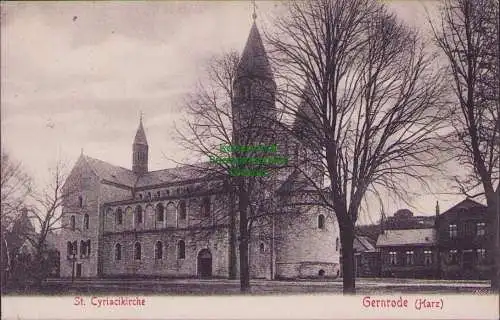 160753 AK Gernrode Harz St. Cyriacikirche 1908
