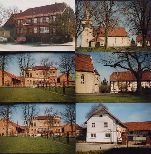 160734 10 AK / Foto Ingeleben Söllingen um 1980 Fachwerkhaus Kirche Heeseberg-