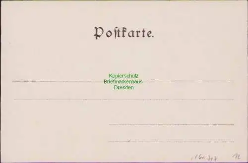 160717 AK Dresden Postplatz um 1900 Stengel & Co., Dresden u Berlin. 3044