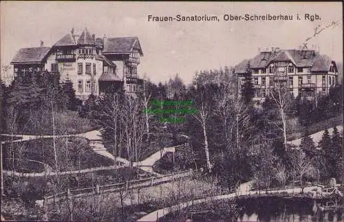 160677 Ansichtskarte Frauen-Sanatorium, Ober-Schreiberhau i. Rgb. um 1920 Riesengebirge