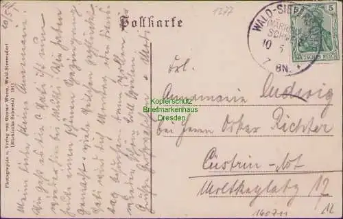 160711 AK Wald-Sieversdorf (Märk. Schweiz) 1913