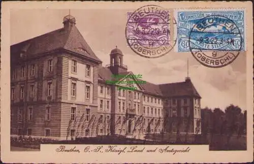160778 AK Beuthen, O.-S., Königl. Land und Amtsgericht 1922 Verlag: H. Freund