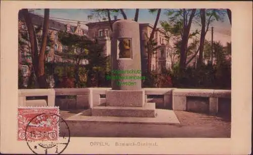 160781 AK Oppeln Bismarck-Denkmal 1921