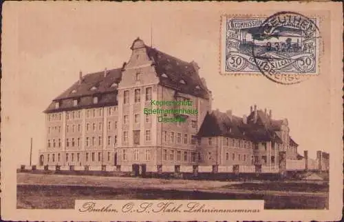 160779 AK Beuthen, O.-S. Kath. Lehrerinnenseminar 1922