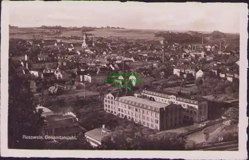 160667 AK Rosswein Gesamtansicht 1939