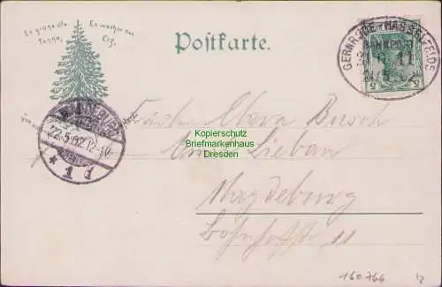 160766 AK Hasselfelde im Harz 1902 Breitestrasse Sommerfrische und Luftkurort