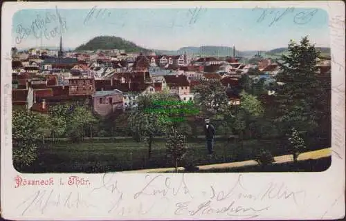 160369 AK Pößneck i. Thür.  1903 Panorama