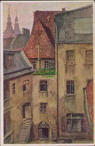 160302 AK Historische Stätten zu Gustav Freytags Soll und Haben Breslau um 1920