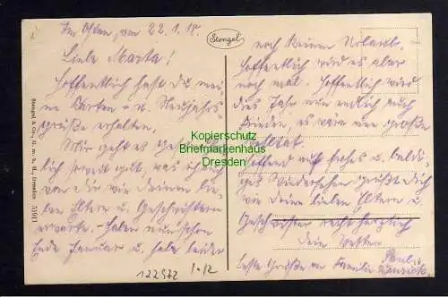 122972 AK Der Krieg im Osten Bialla Zerstörungen in der Kirchenstrasse 1918